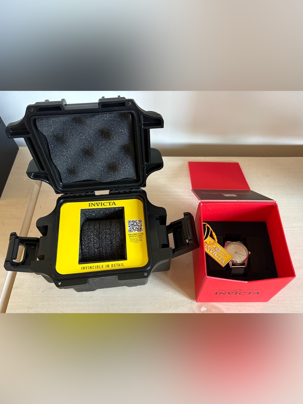 Invicta Celestial Lady Watch and waterproof Case bundle